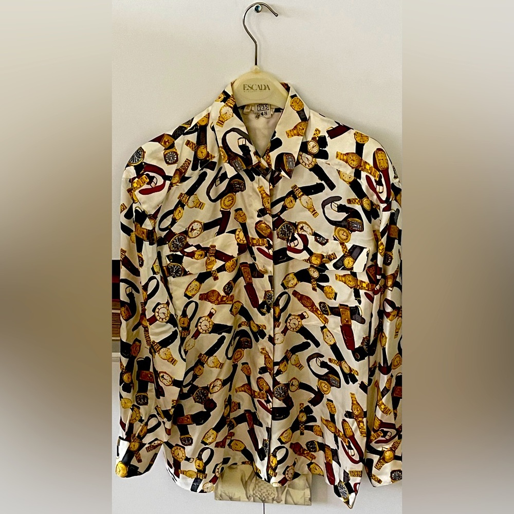 100% Silk Escada Blouse